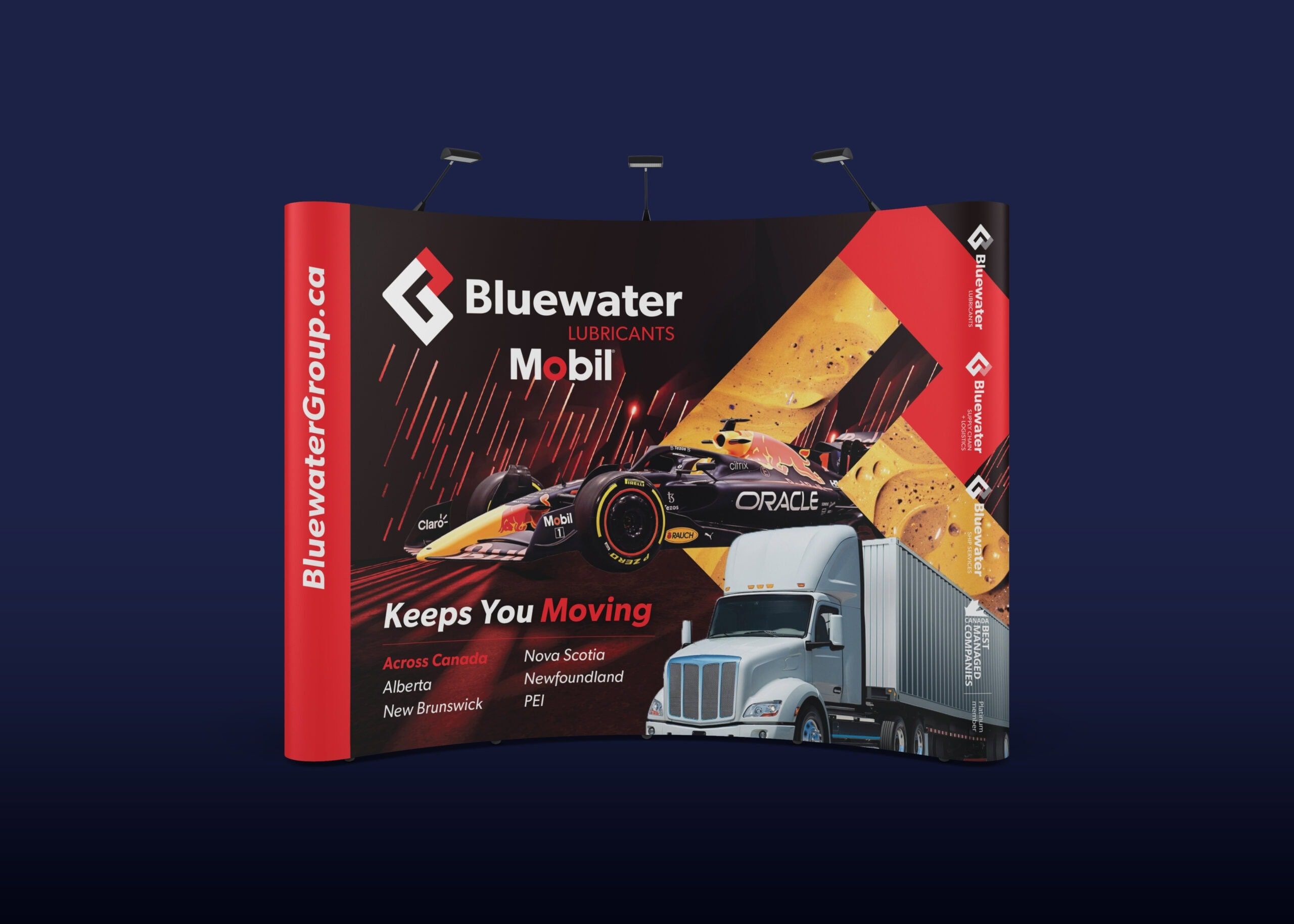 Bluewater Group Tradeshow Graphic