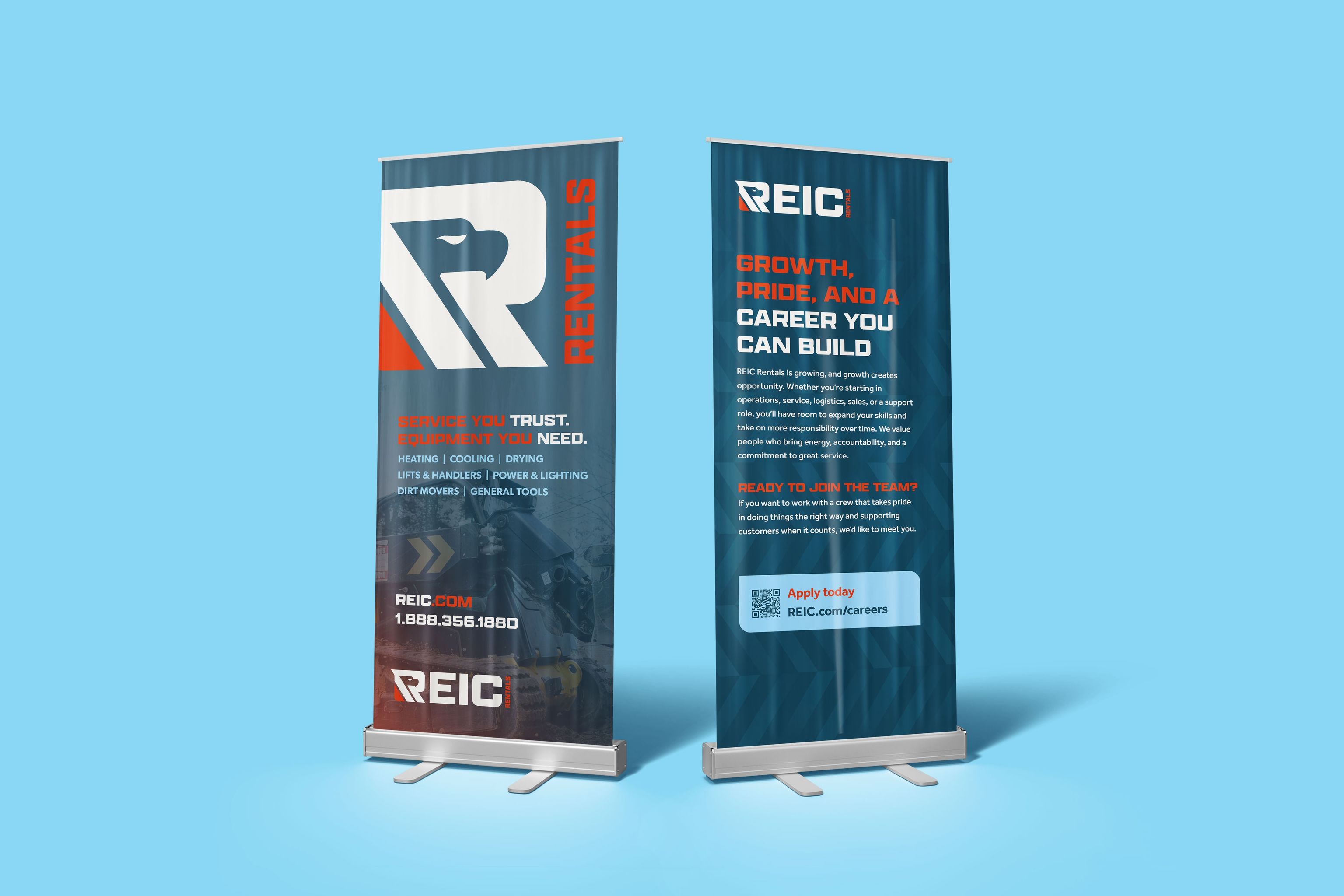 REIC Rentals Pull Up Banner